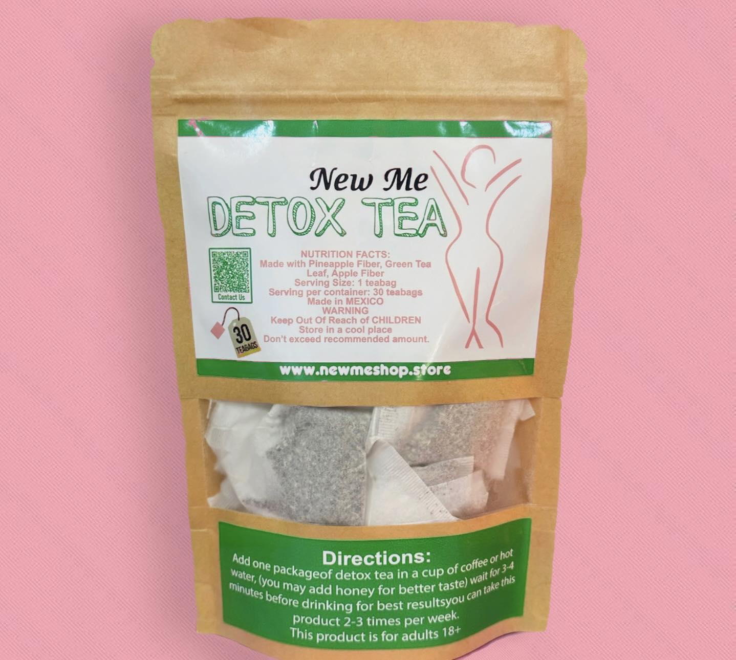 New Me Detox Tea (includes 30 Teabags)