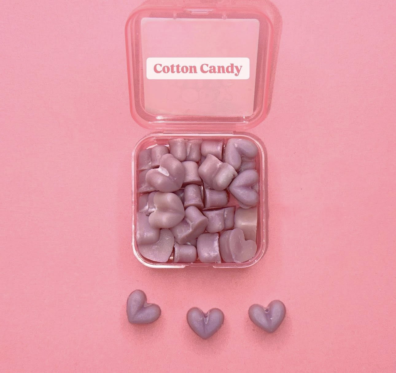 Small Cotton Candy Hearts Body Melts