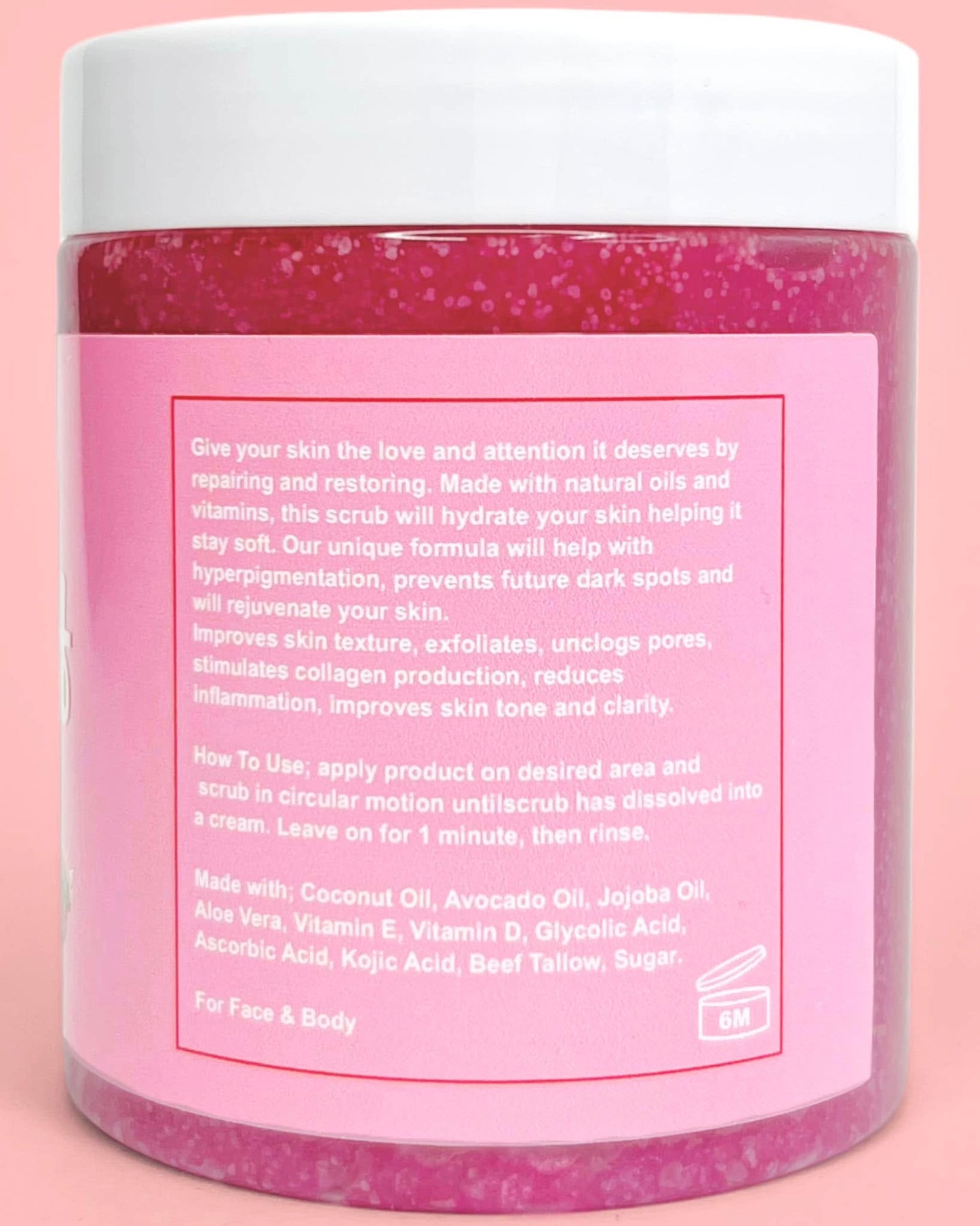 Radiant Exfoliator 8 oz. (Mini wooden spoon included)