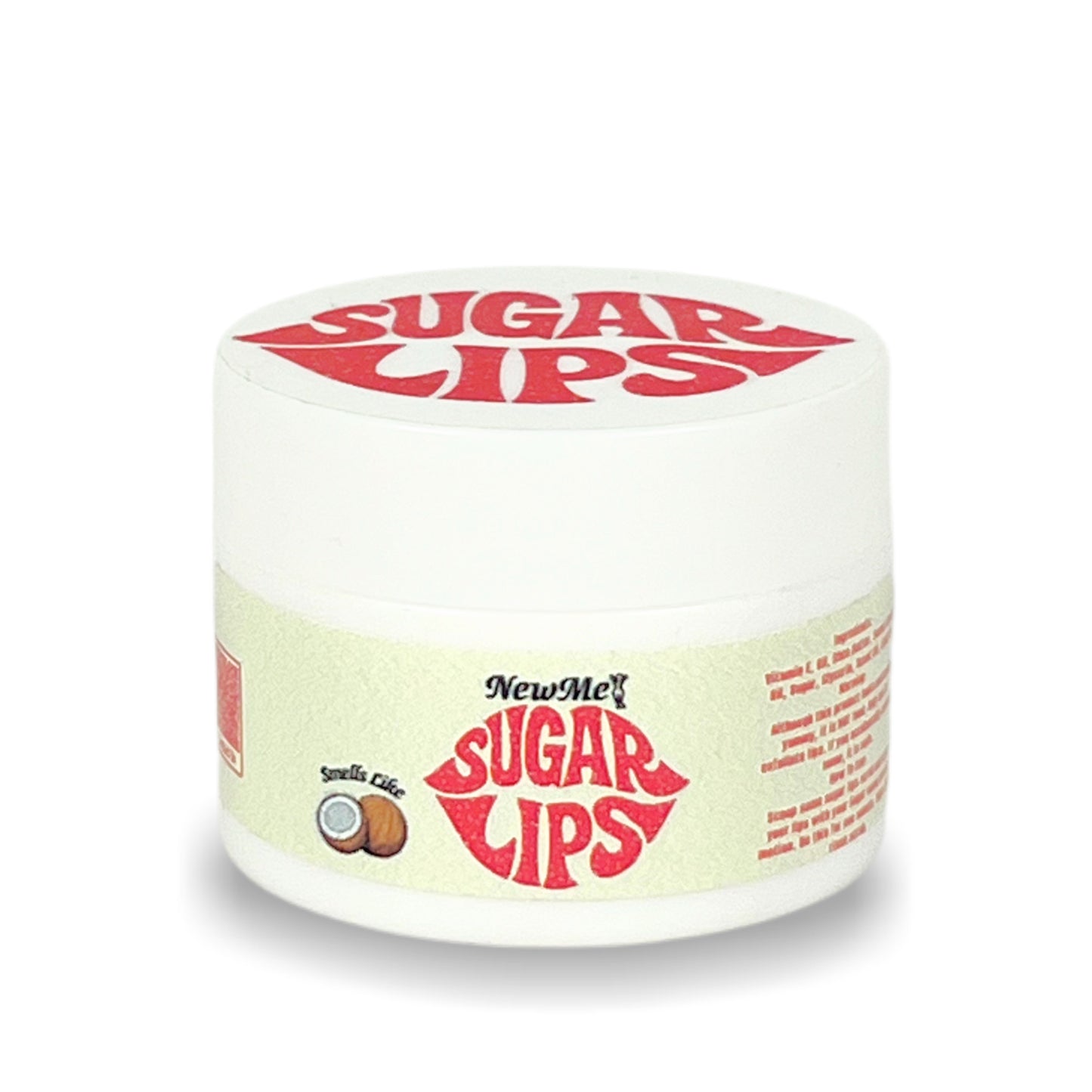 New Me's Sugar Lips (Coconut Lip Scrub)