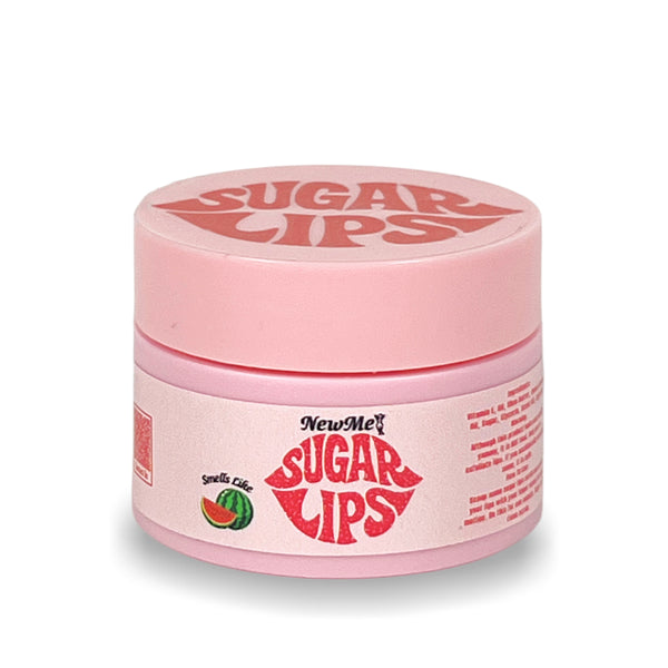 New Me's SugarLips (watermelon lip scrub)