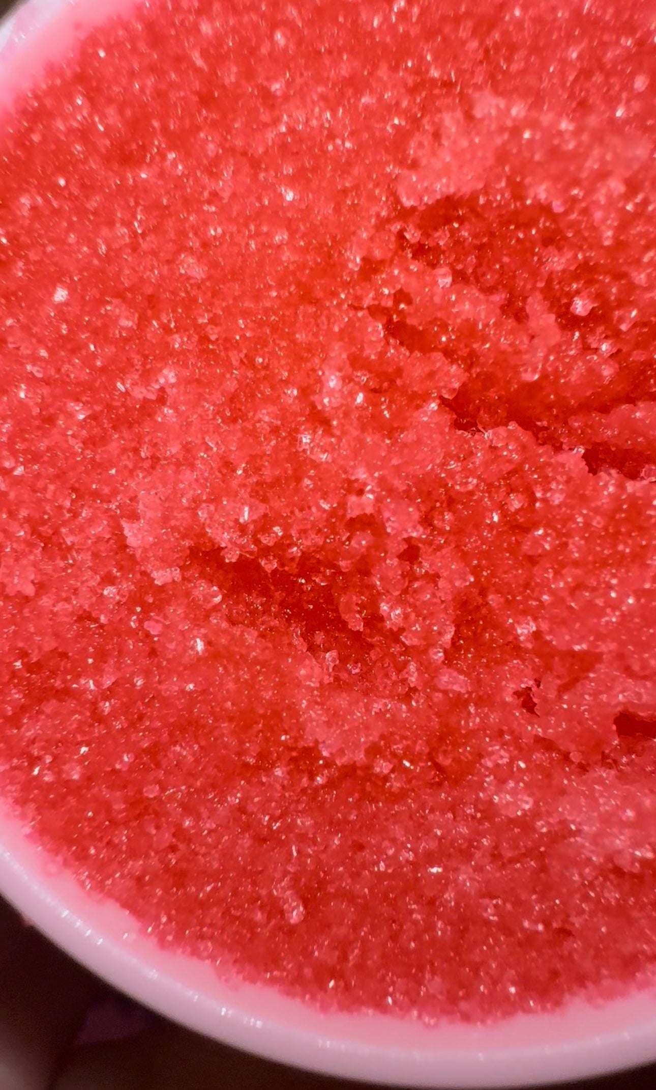 New Me's SugarLips (watermelon lip scrub)