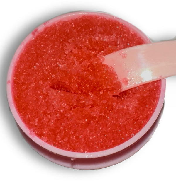 New Me's SugarLips (watermelon lip scrub)