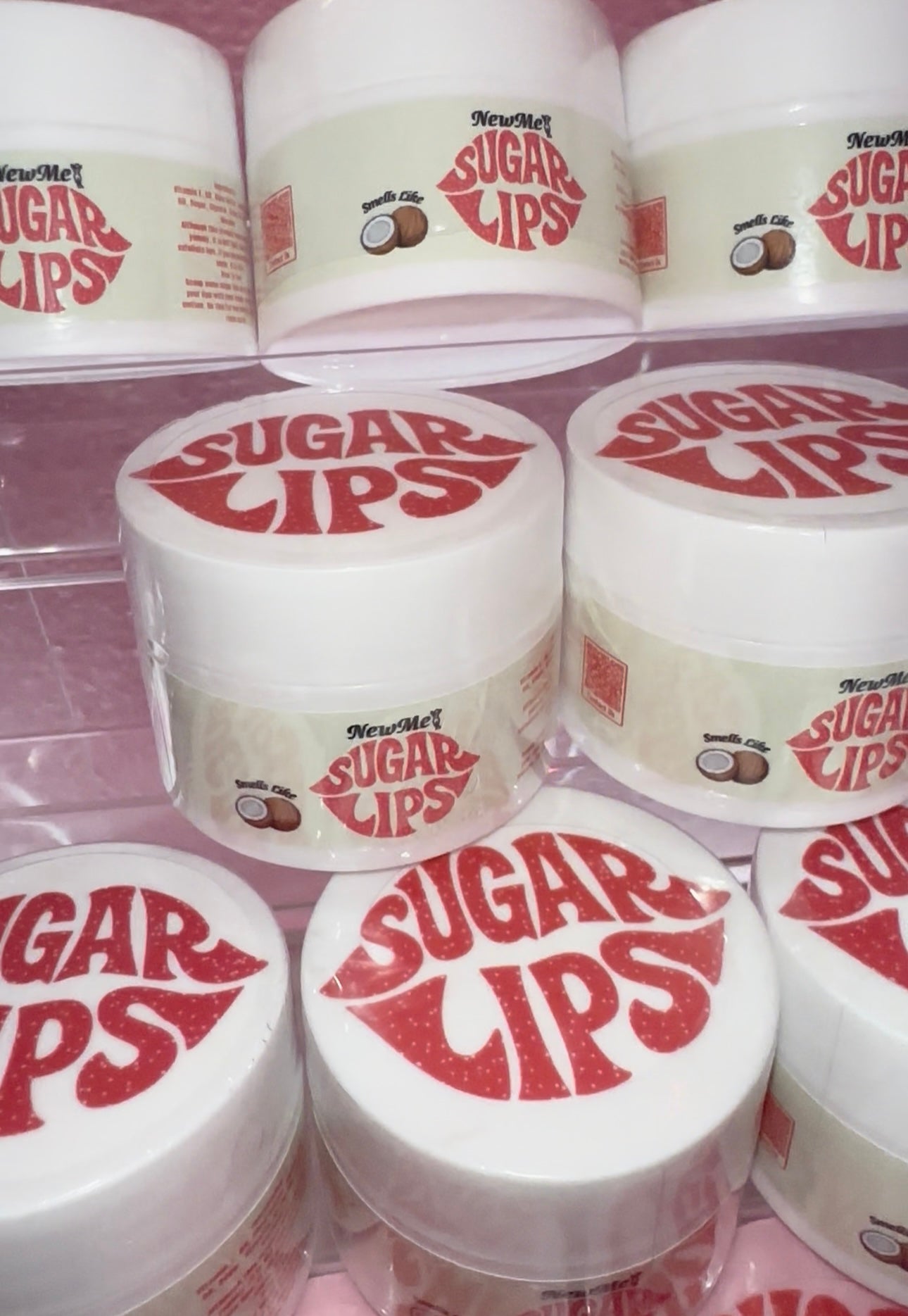 New Me's Sugar Lips (Coconut Lip Scrub)