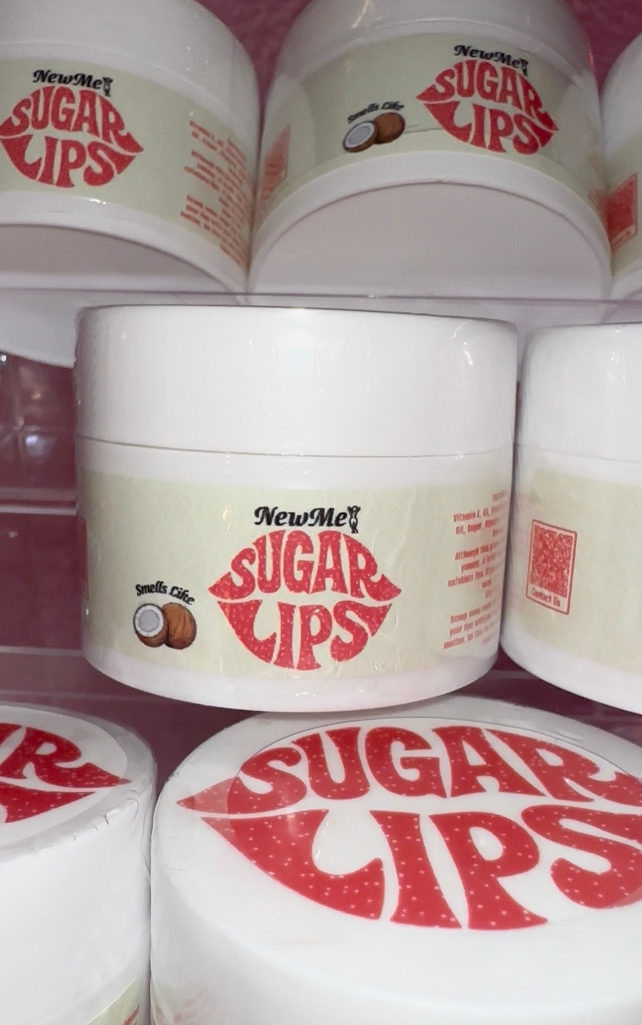 New Me's Sugar Lips (Coconut Lip Scrub)